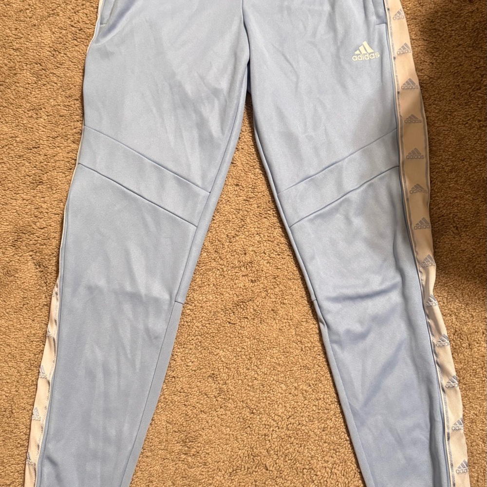 Adidas Blue Tapered Joggers